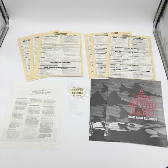 Vintage 1991 TSR A Line in the Sand (Unpunched/Unplayed) - Picture 6 of 11